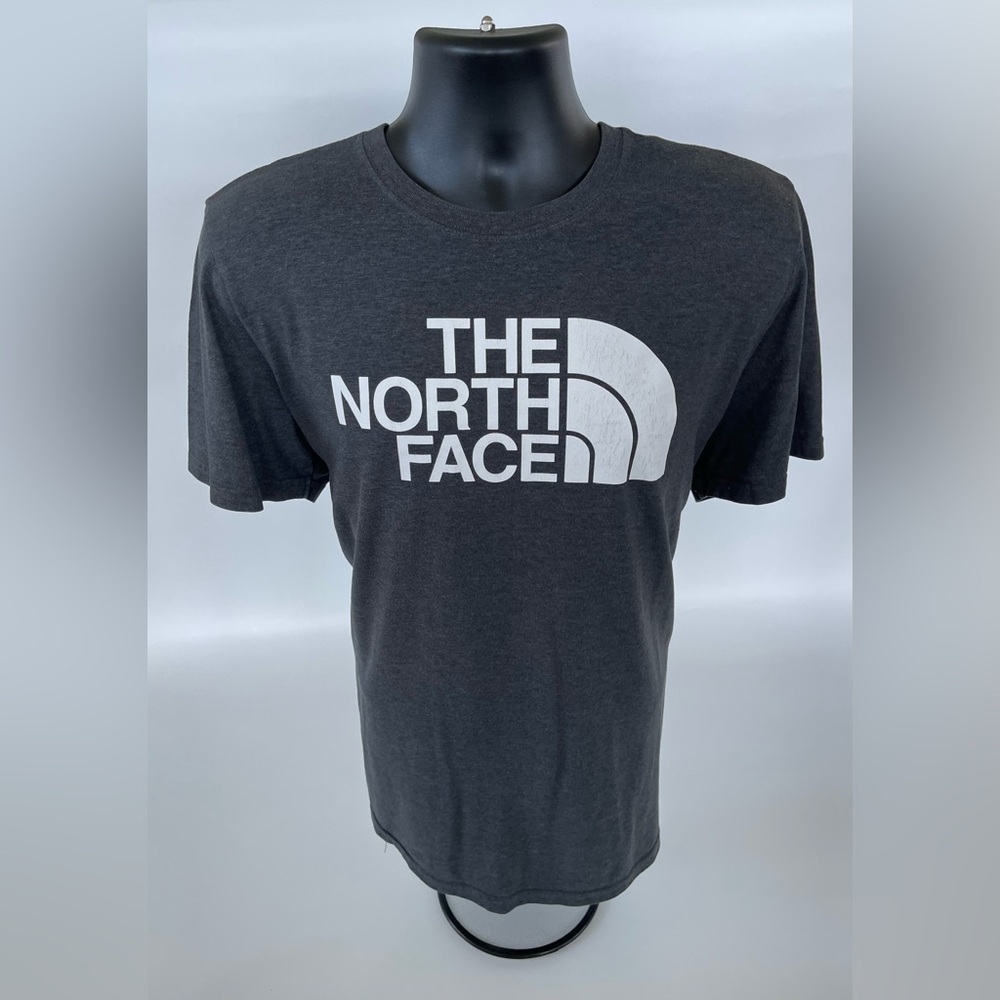 The North Face Half Dome Crew Neck Tee T-Shirt Heather Charcoal Grey Men’s XL